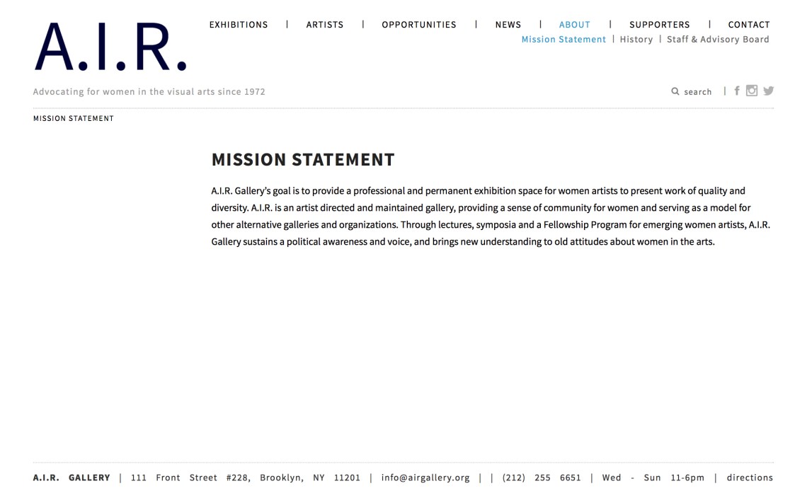 air mission statement